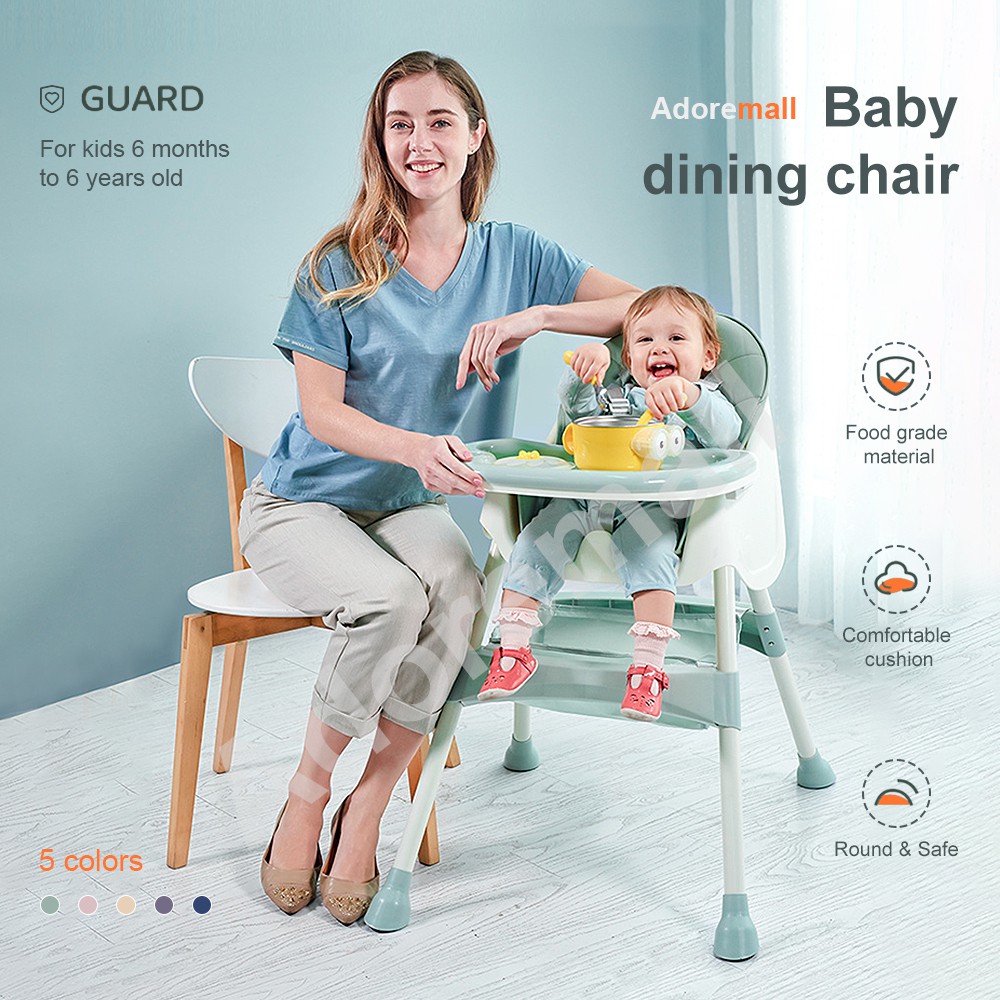 Adjustable Baby High Chair Dining Chair Baby Seat High Quality Portable Feeding Table High Chair Shopee Philippines