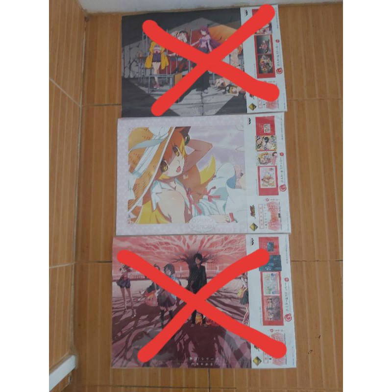 Monogatari Series - Bakemonogatari Poster Sets (3 posters per pack + 1 ...