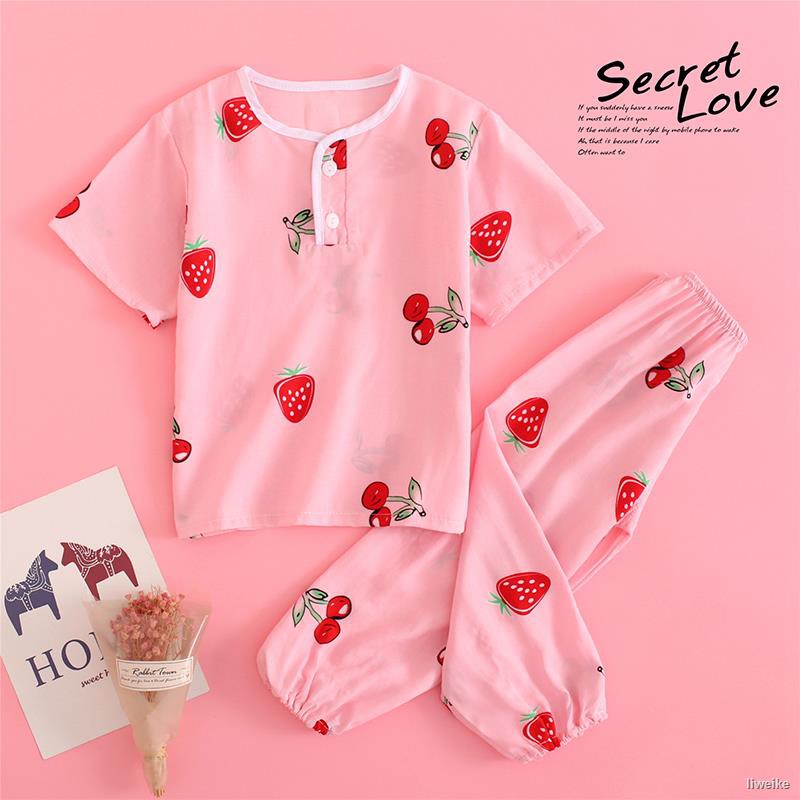 baby girl summer pyjamas