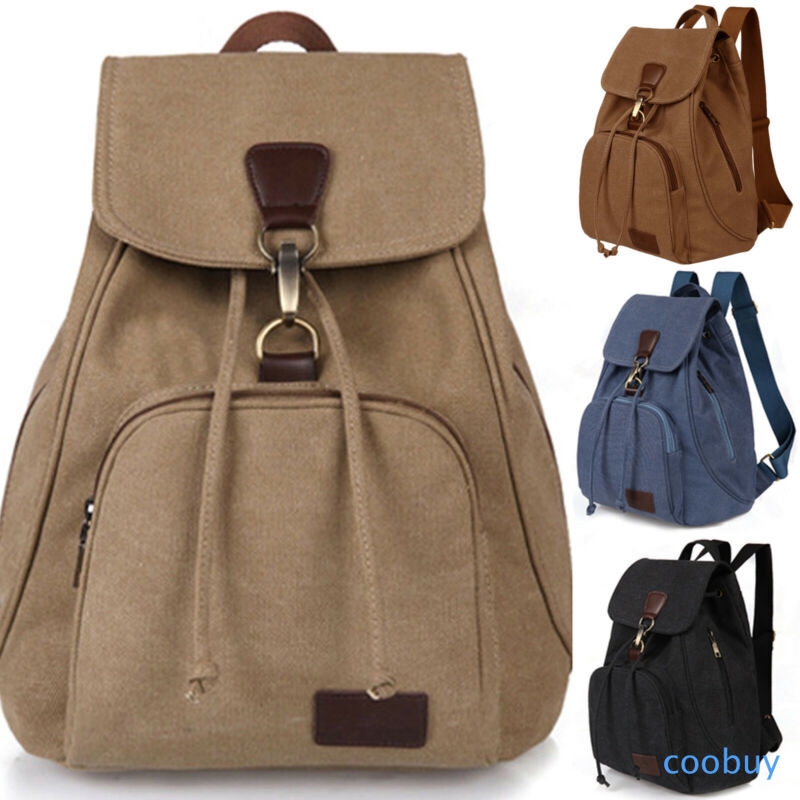 plain canvas backpack