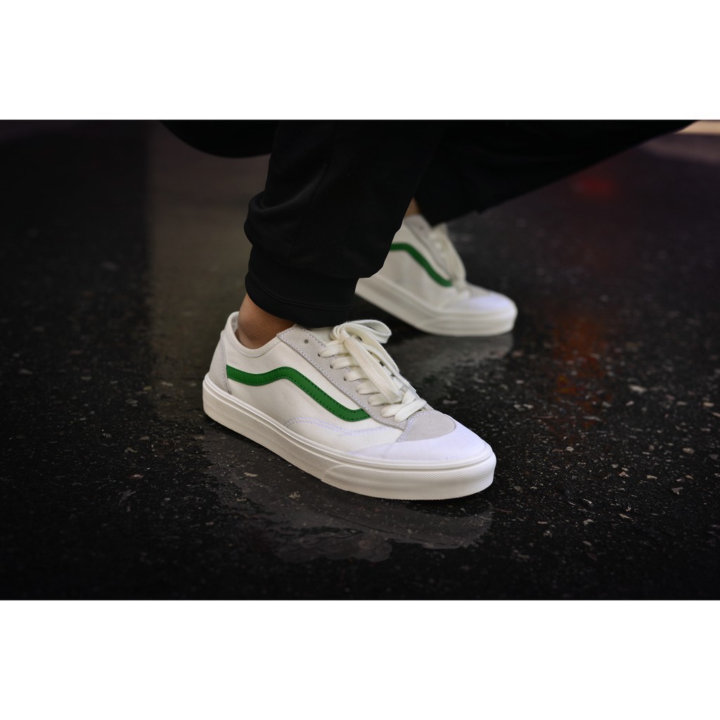 vans style 36 decon sf green