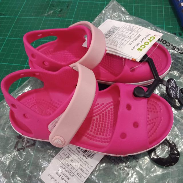 candy pink crocs