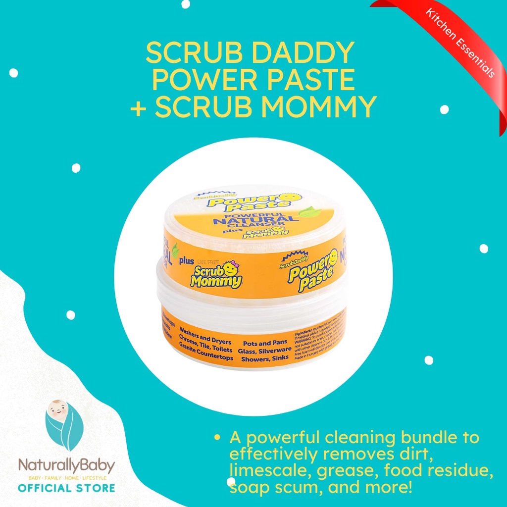 Scrub Daddy Power Paste + Scrub Mommy Shopee Philippines
