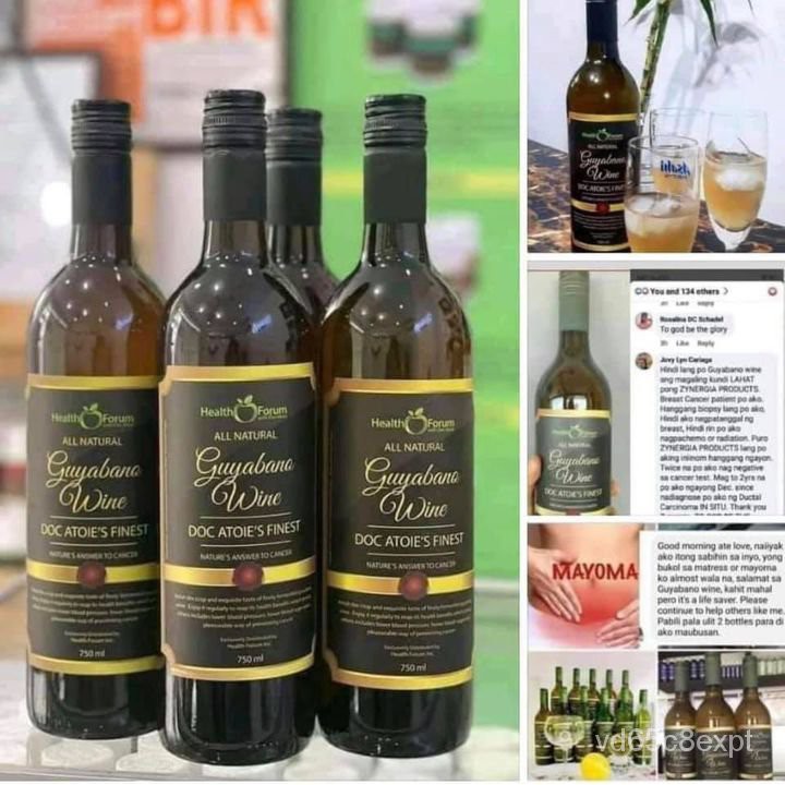 Zynergia Guyabano Wine By Doc Atoie 750ml Best Seller Wine 100 Authentic Guyabano Wine Formulat Shopee Philippines
