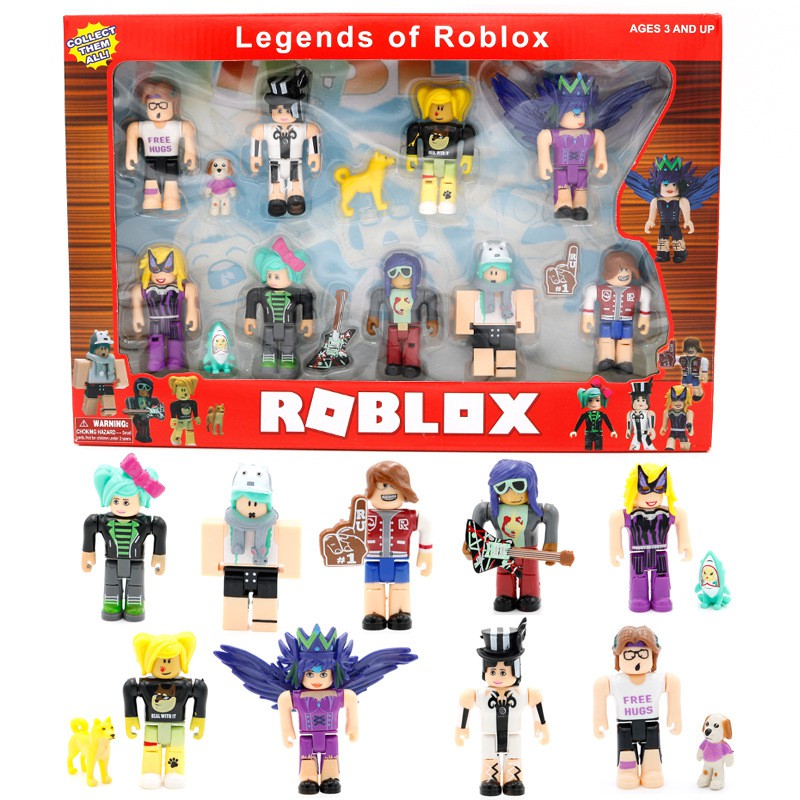 Kids Building Block Doll Roblox Figures 9pcs Set Pvc Game Legends Of Roblox Toy Gift Shopee Philippines - doii roblox