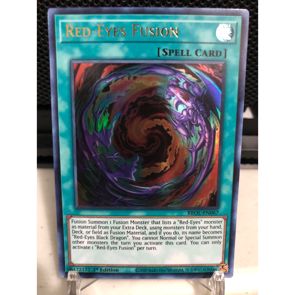 Yu-Gi-Oh! Red-Eyes Fusion – BROL-EN067 Ultra Rare, 1. Auflage