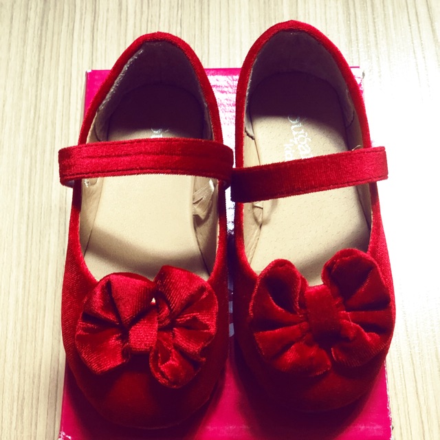 kids velvet shoes