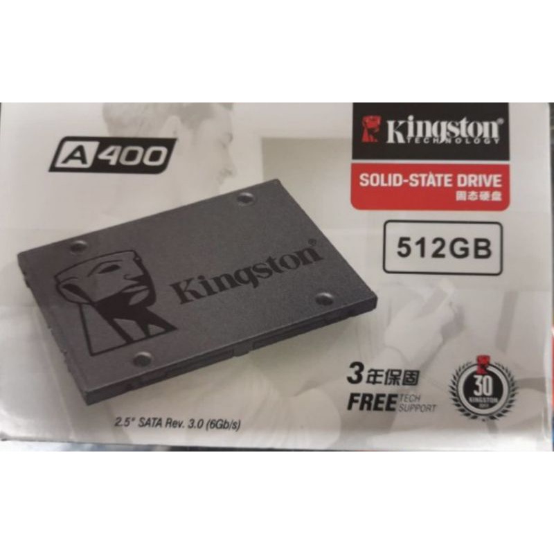 Ssd KINGSTON 512GB A400 SATA 2.5 "3 Years Warranty Shopee Philippines
