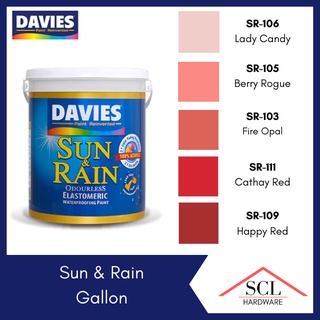 DAVIES Sun & Rain  RED / PURPLE 4 Liters / Gallon