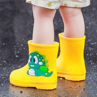 [Spot] Children's Cartoon Rain Boots Children's Raincoat Cute Baby Rain Boots Waterproof Non-Slip 2-6 Years Old Children's Rain Boots Toddler Rubber Shoes Rain Boots