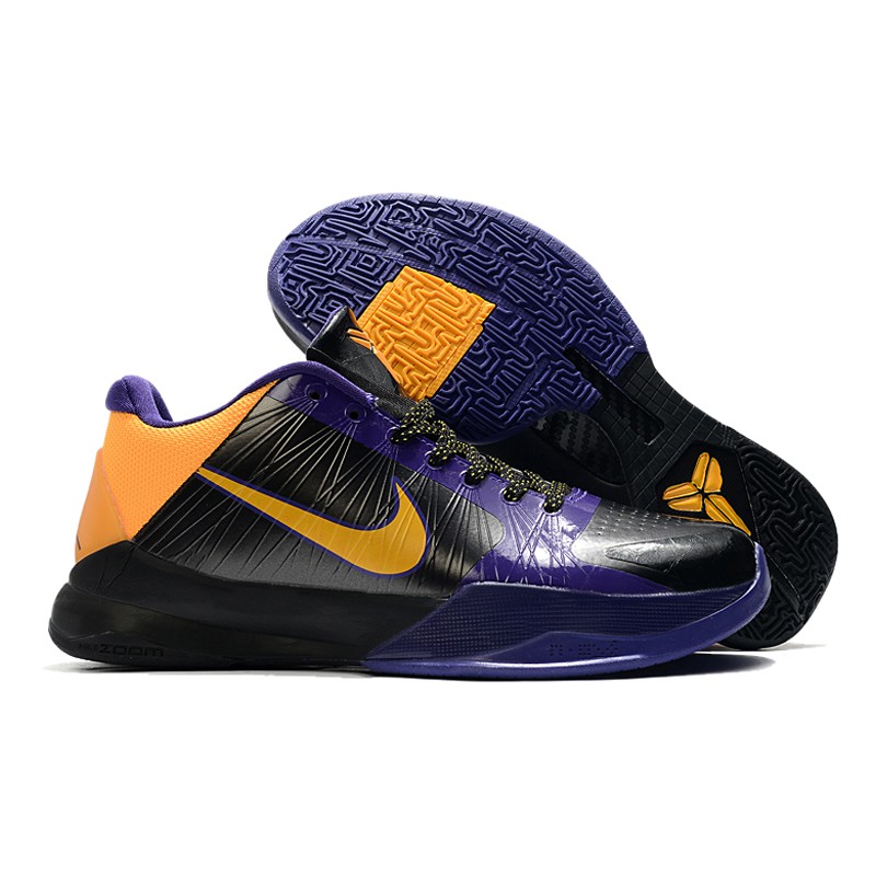 kobe black and yellow shoes