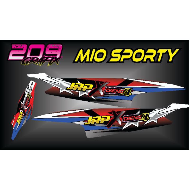 Mio sporty decals sticker, JRP decals | Shopee Philippines