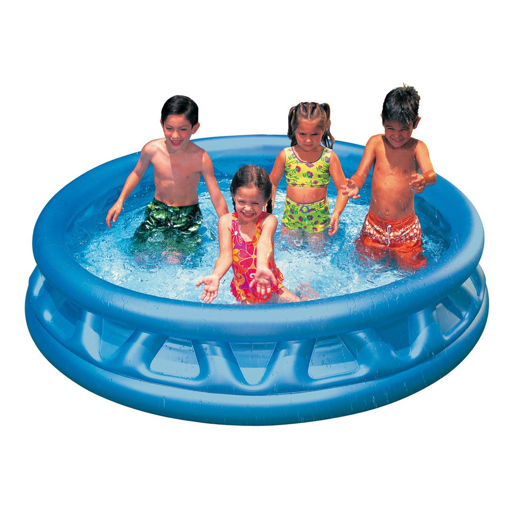 Intex Inflatable Pool for Kids with Hioutput Air Pump Set Shopee
