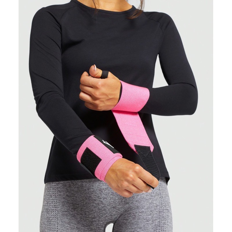 Original Gymshark Wrist Straps Hyper Pink Shopee Philippines