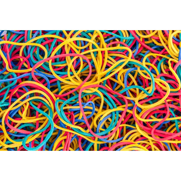 NEW! Jelly /Solid Rubber Band Elastic Band Rubberband Goma Shopee