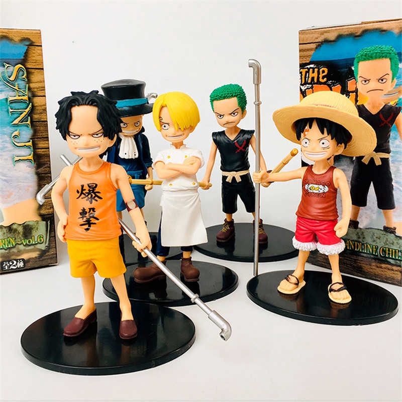 one piece luffy ace sabo figure