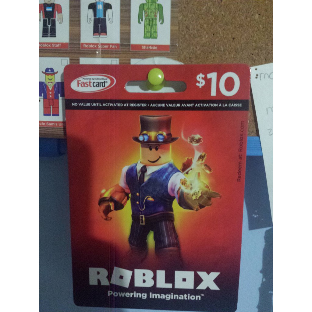 Robux Roblox 10 Gift Card 800 Points Shopee Philippines - robux card shopee