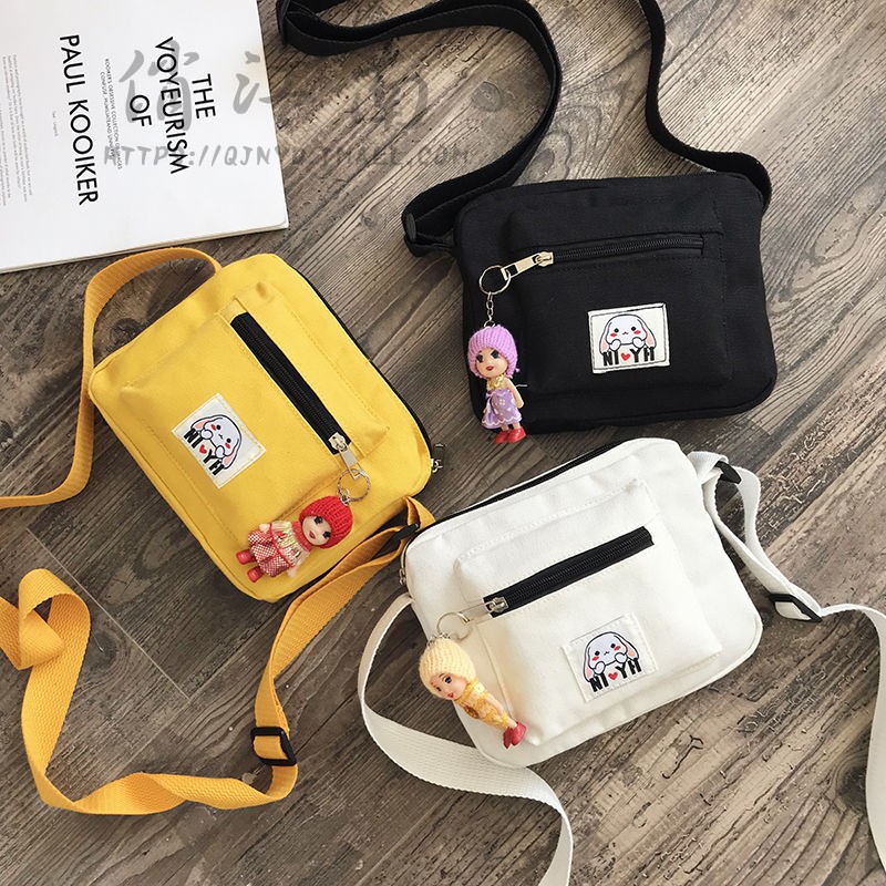 Hot Sale New bag female student Korean version ins messenger bag cute ...