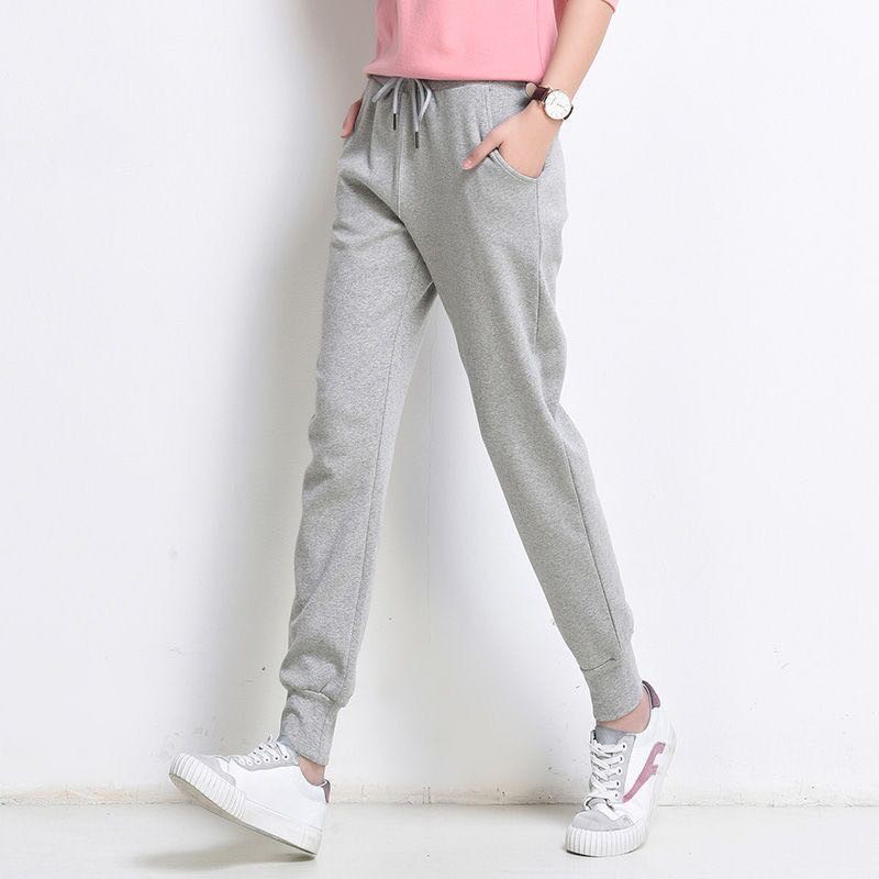 plain gray jogger pants