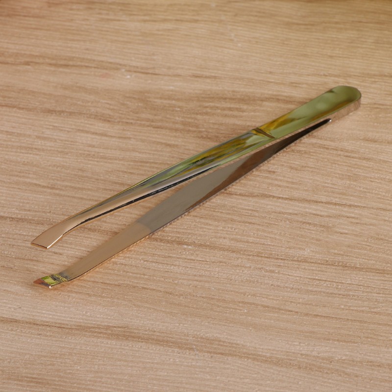 Pro Stainless Steel Ingrown Hair Eyebrow Eyelash Slanted Hair