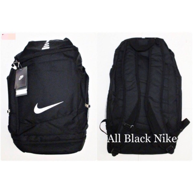 nike backpack all black