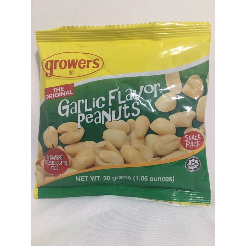 Growers the original garlic flavor peanuts 30g Shopee Philippines