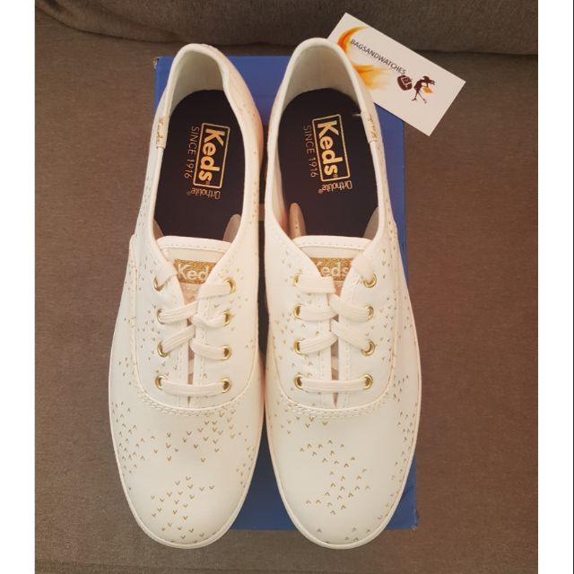 gold keds shoes