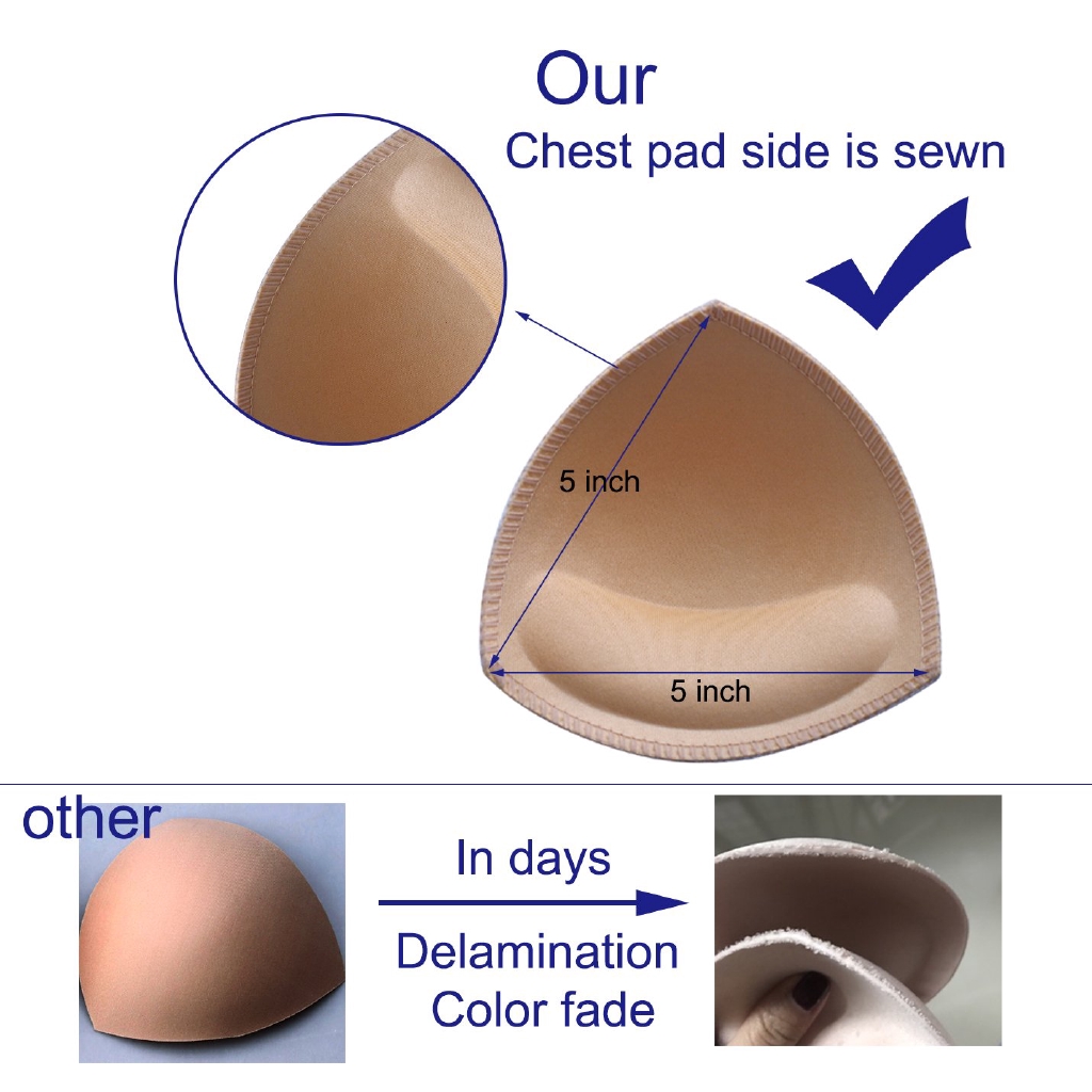 removable bra pad inserts