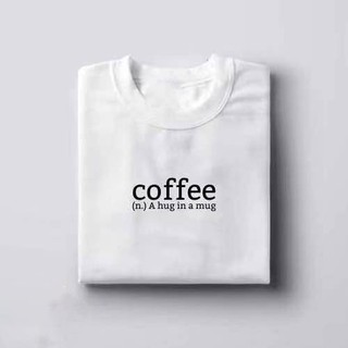 Coffee A Hug In A Mug Designed Solid Drop Shoulder T Shirt (Unisex) #2