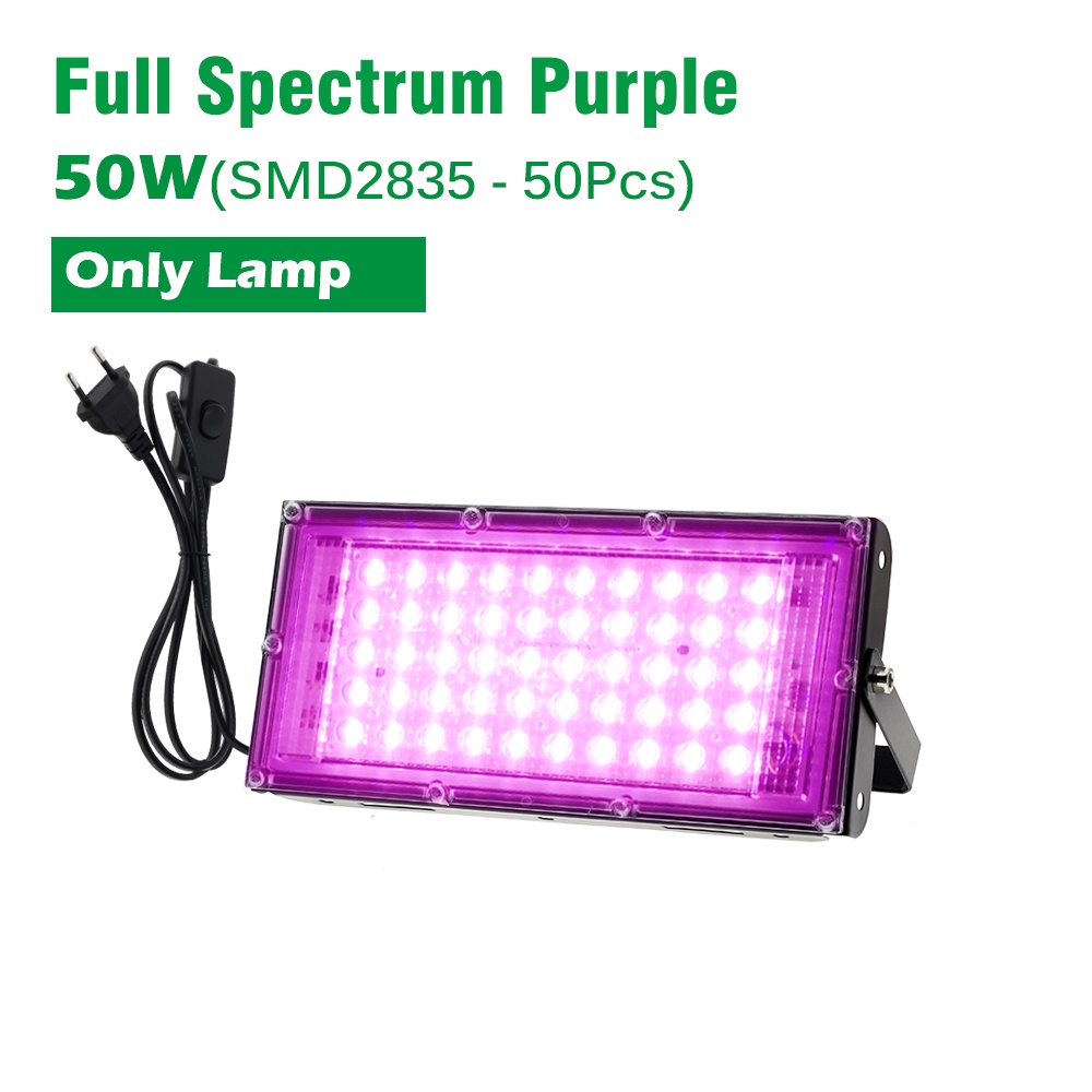 Sl Led Grow Light 50w 100w Floodlight Full Spectrum Lamp Hydroponic