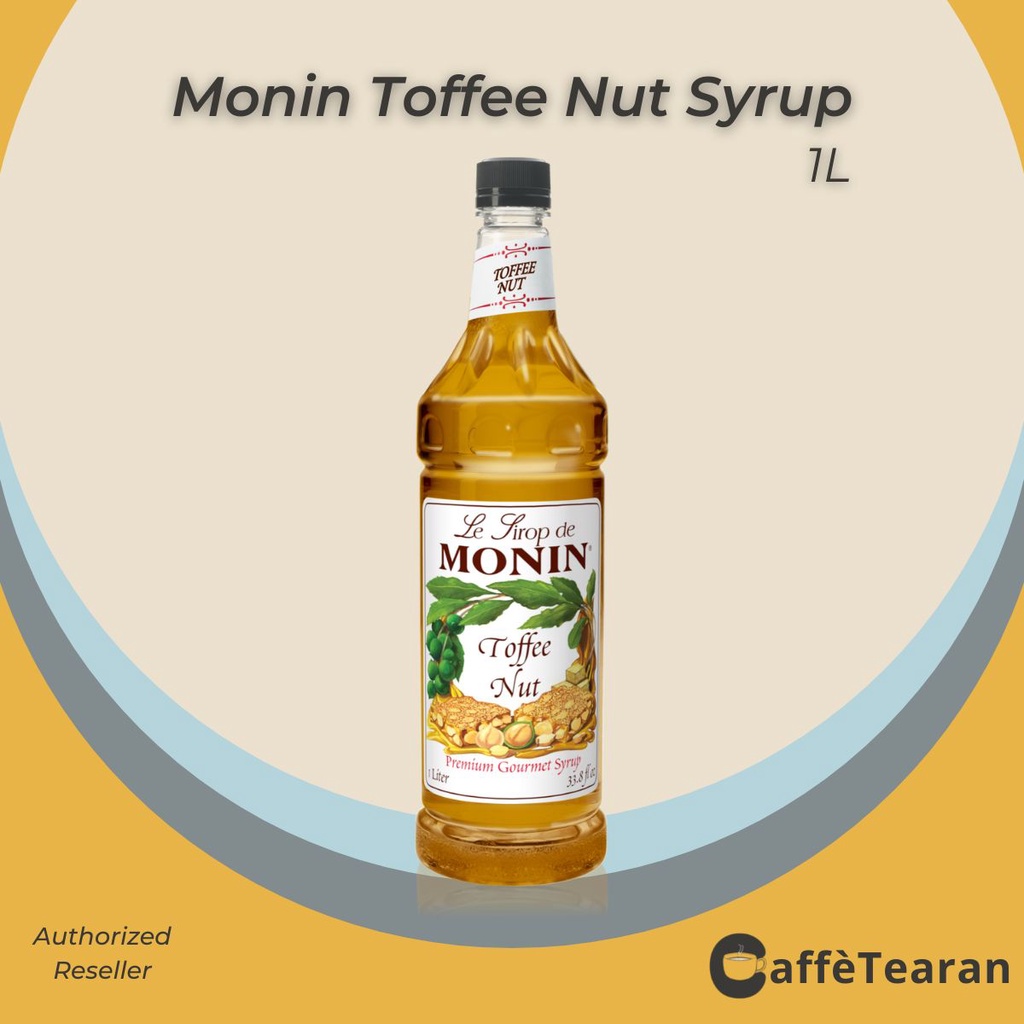 Monin Toffee Nut Syrup 1L Shopee Philippines