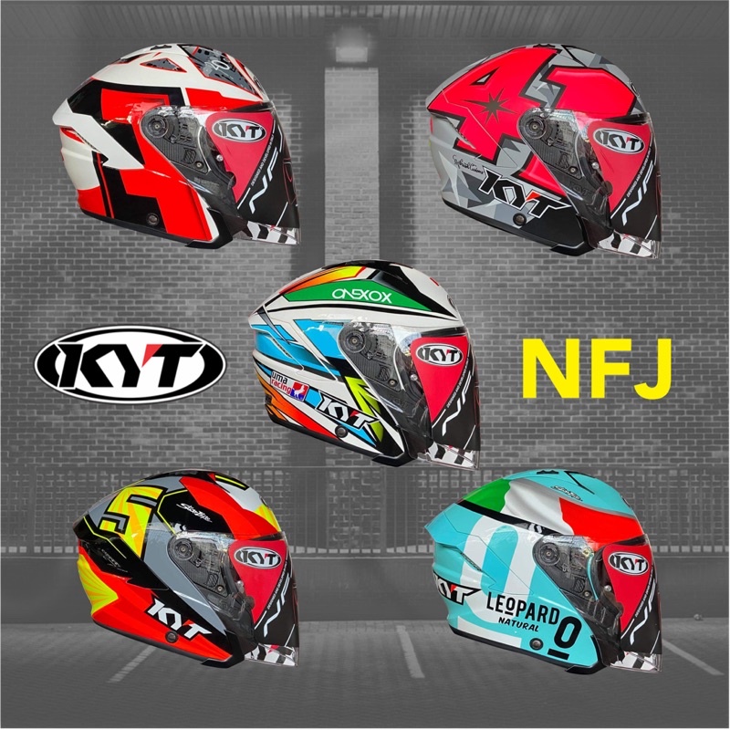 kyt half face helmet