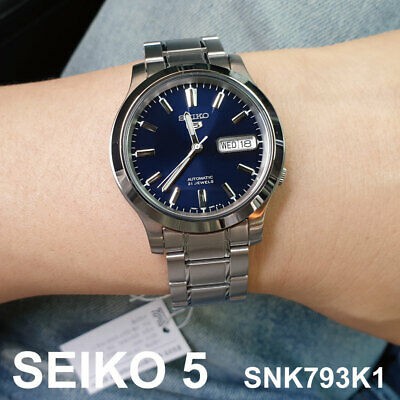 Seiko SNK793K1 Analog Blue Dial Automatic Mens Watvh SNK793 | Shopee  Philippines