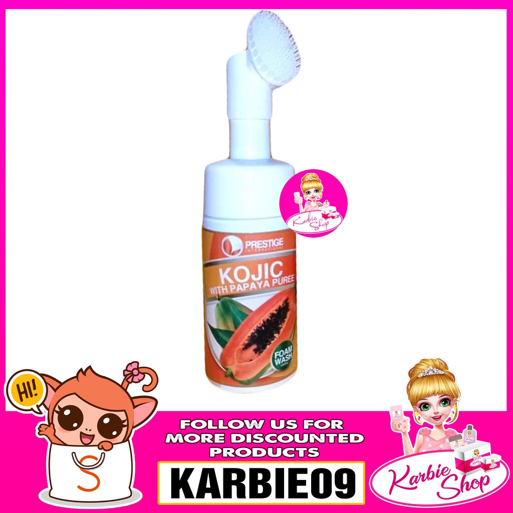 ORIG PRESTIGE KOJIC WITH PAPAYA PUREE FOAM WASH