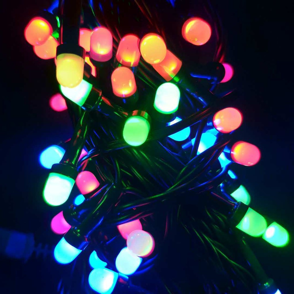 100Led String Green Wire Christmas X-Mas Light 10M Great circle bulb ...