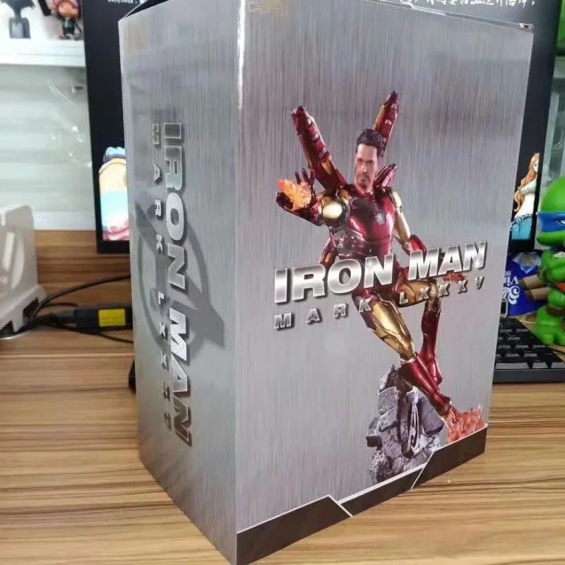 Marvel Avengers Endgame Iron Man Mk85 1 10 Scale Statue Pvc Action - gray fullbuster devil mark roblox