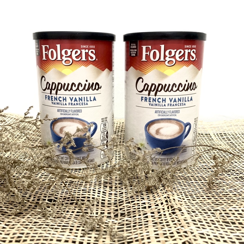 Folgers Cappuccino French Vanilla 453g Shopee Philippines
