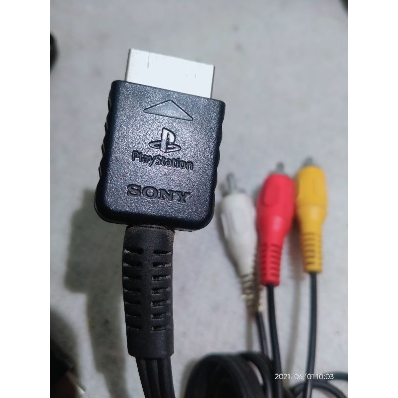 PlayStation Audio Video Cable PS1 PS2 AV Cable 100 ORIGINAL SONY Japan Shopee Philippines