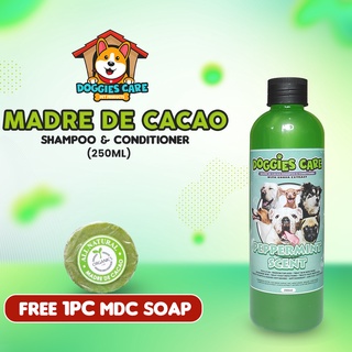 （hot）Madre de Cacao Shampoo & Conditioner with Guava Extracts 250ml - Peppermint Scent Anti Mange, A