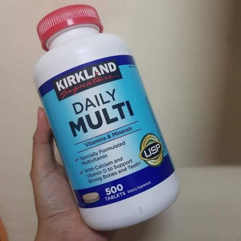 Kirkland Signature Daily Multi Vitamins and Minerals 500 Tablets