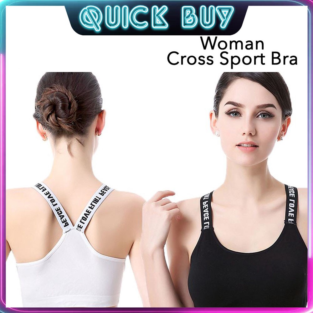 6653 Woman Cross Sport Bra Gym Bra Yoga Bra Fitness Bra Wireless