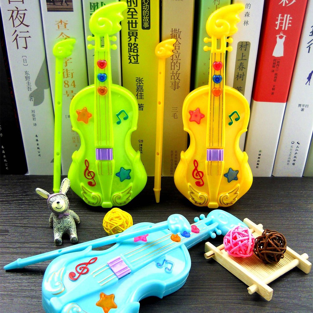 plastic violin toy