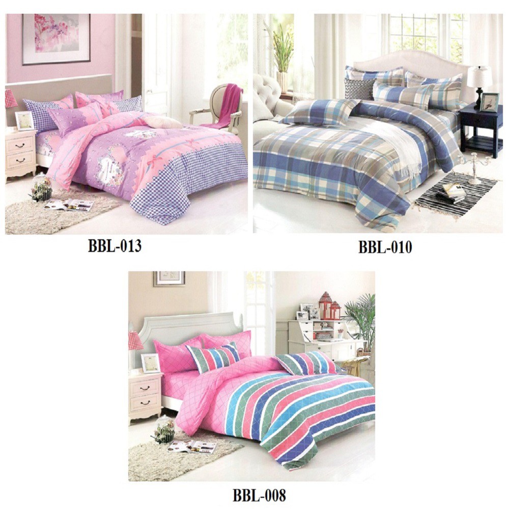 BEDSHEET Set of 3 Printed Design Single Size Shopee Philippines