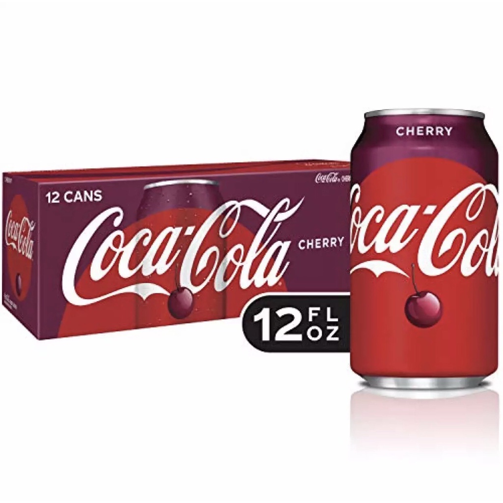 Coca-Cola Coke Cherry Flavor 12oz (12x355ml) | Shopee Philippines