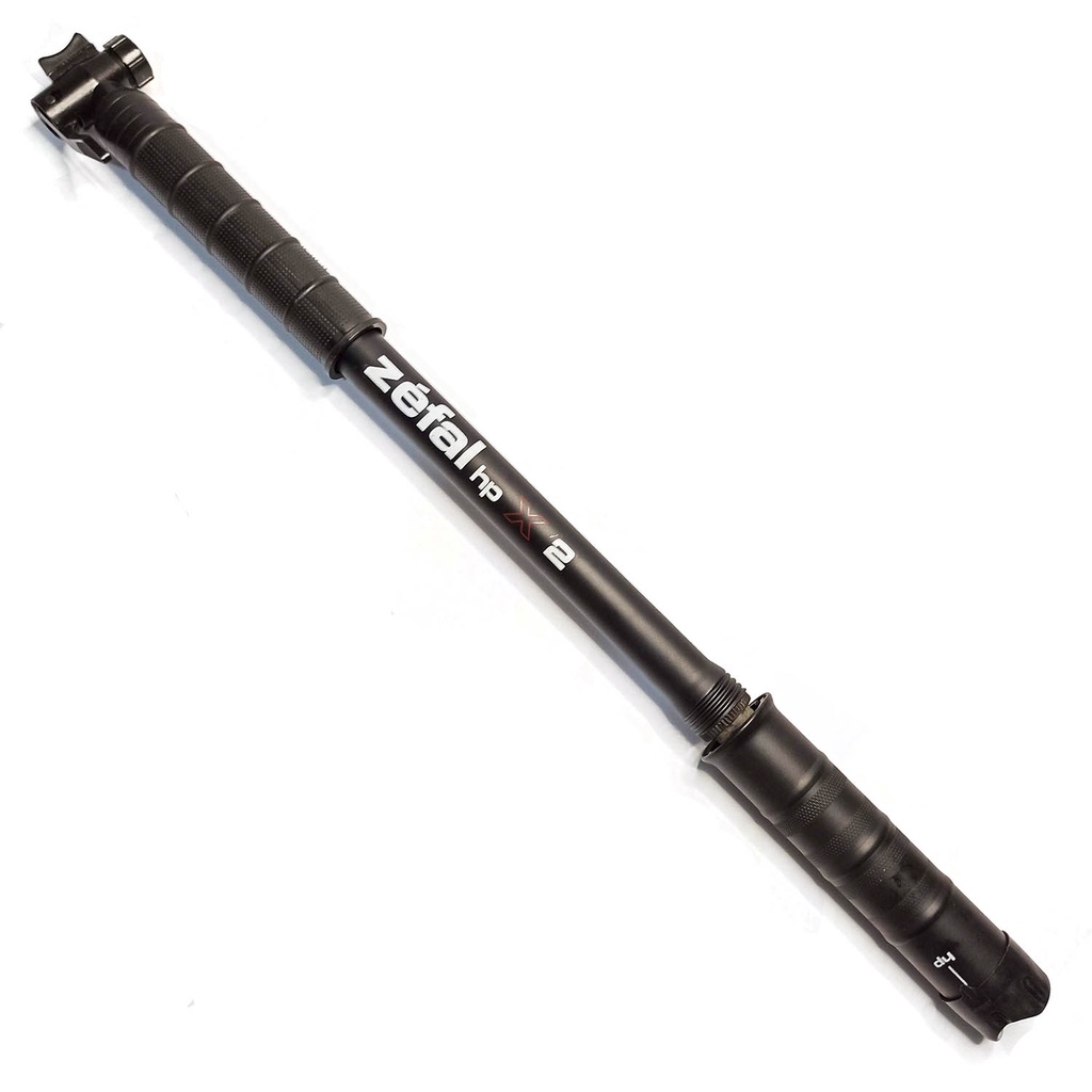 Zefal hp X3 Frame Pump: Black - Size 3 - Fits 53.5cm to 58.5cm - Bike
