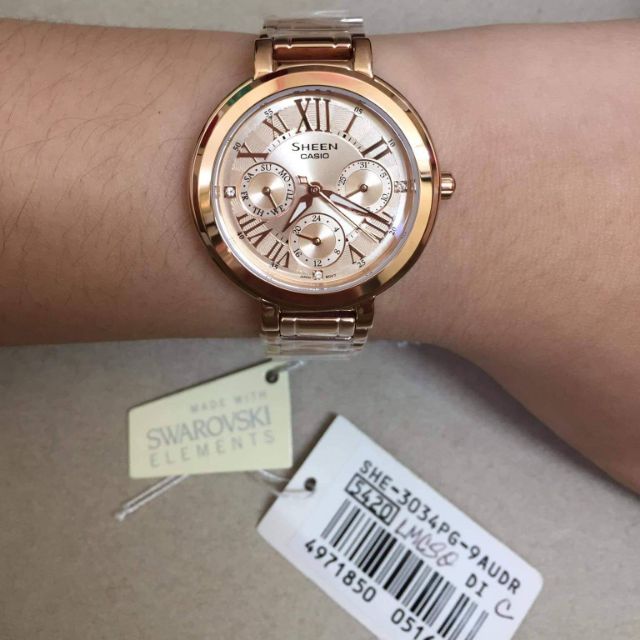 sheen casio watch