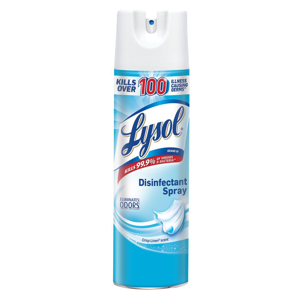 Lysol Disinfectant Spray Crisp Linen 510g Shopee Philippines 4312