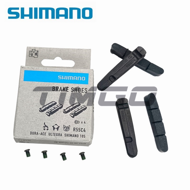 Shimano R55C4 Aluminum V brake Ultegra 105 Road Bike Brake Pads 