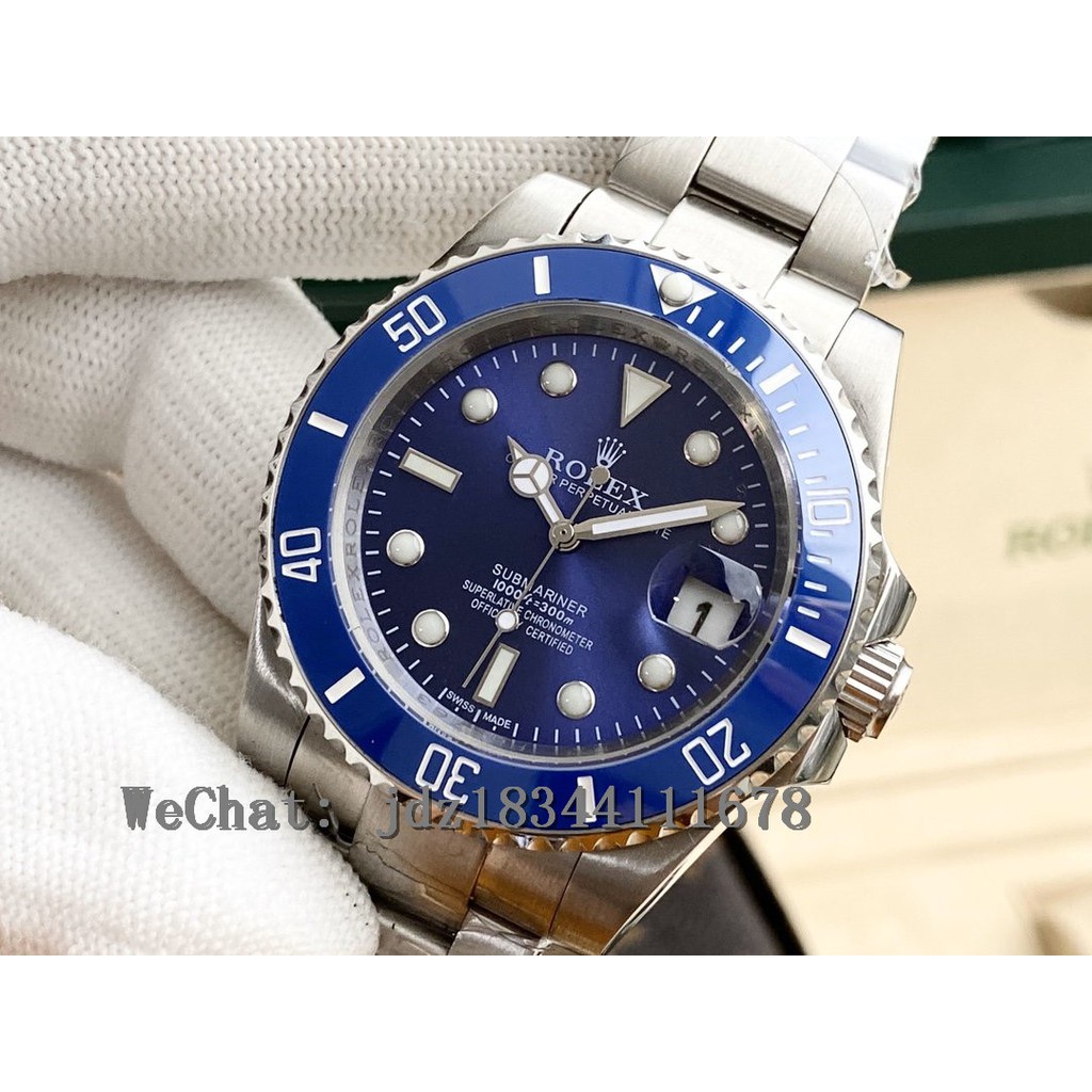 Rolex Submariner series blue plate automatic mechanical men's watch