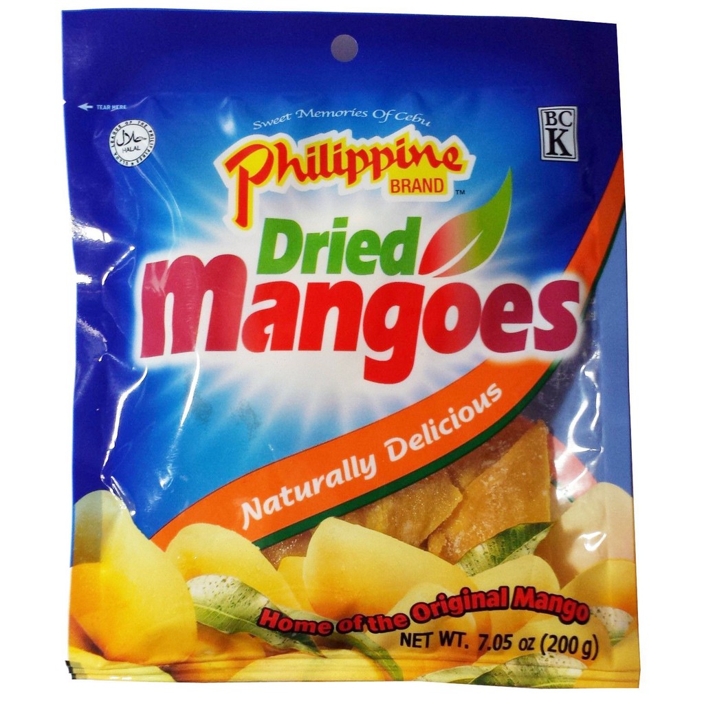 Philippine Brand Dried Mango 200Grams/ 7.05Oz. | Shopee Philippines